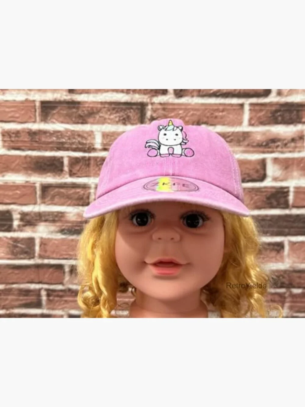 Kids Unisex Embroidered Unicorn Baseball Cap Adjustable